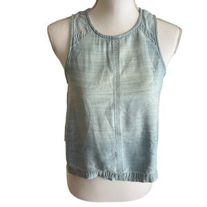Bella Dahl Blue Chambray Tank Top Size XS